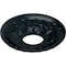 Ekena Millwork Leaf Ceiling Medallion (Fits Canopies up to 4 3/4"), 11 3/8"OD x 3 5/8"ID x 1 1/8"P, Night Shade CM11LFNSF - alternate 2
